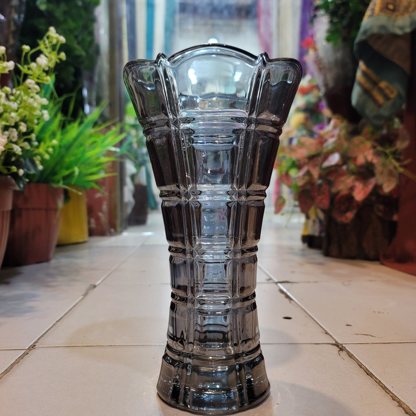 Shaded Crystal Vases