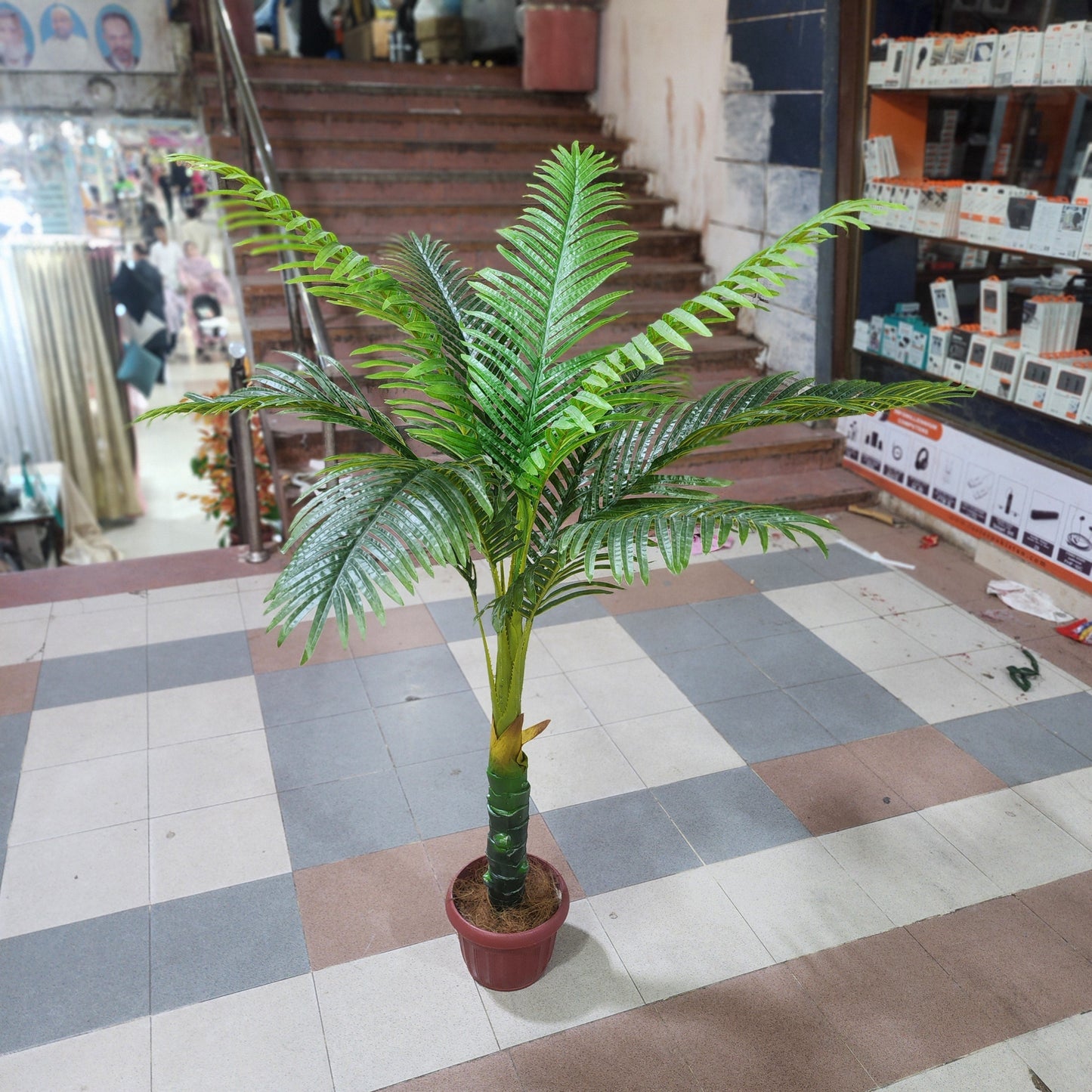 Artificial Bottle Palm Plant
