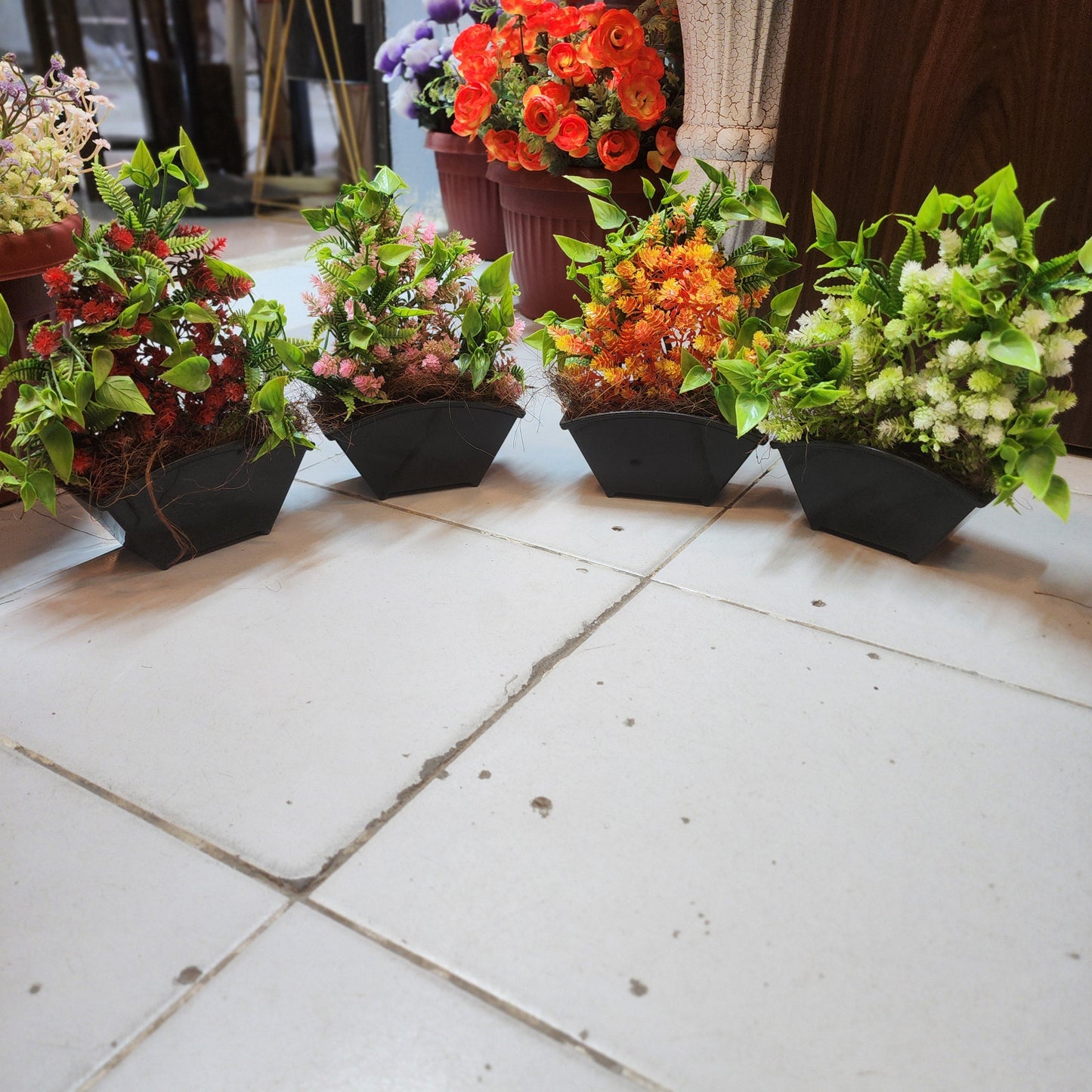 Mini Blossom in Fiber Pot