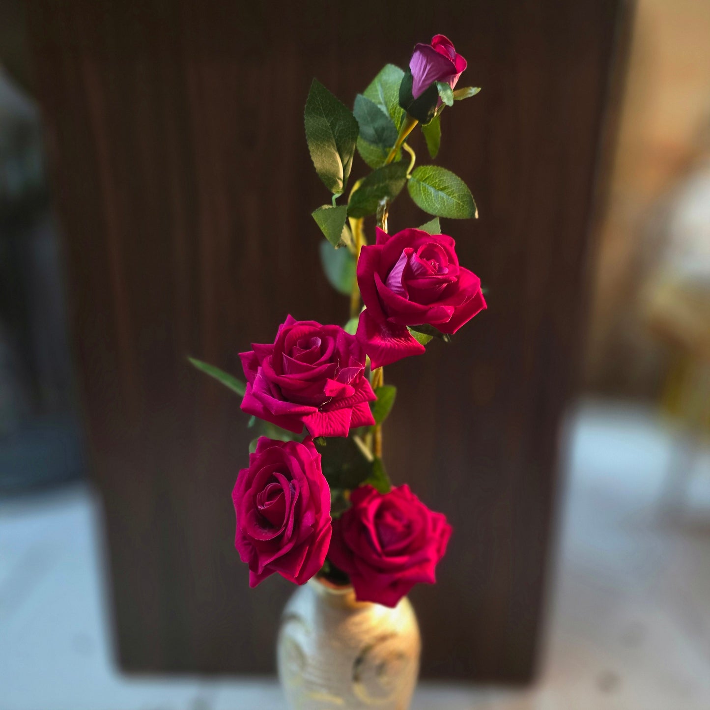 Velvet Flower Rose Stick