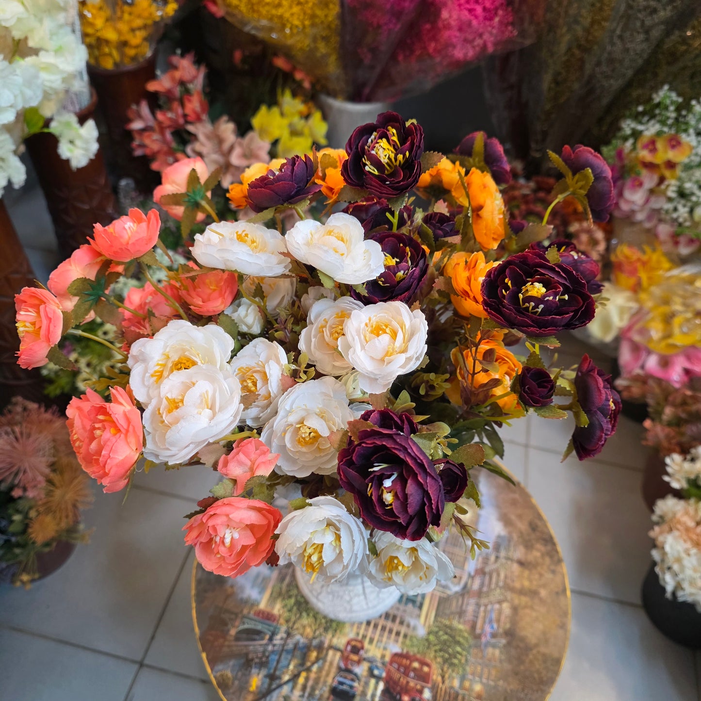 Camellia Flower Bunch