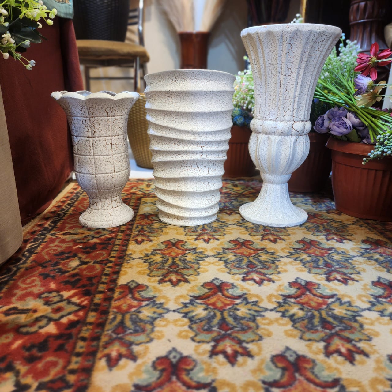 Table Vase in Fiberglass