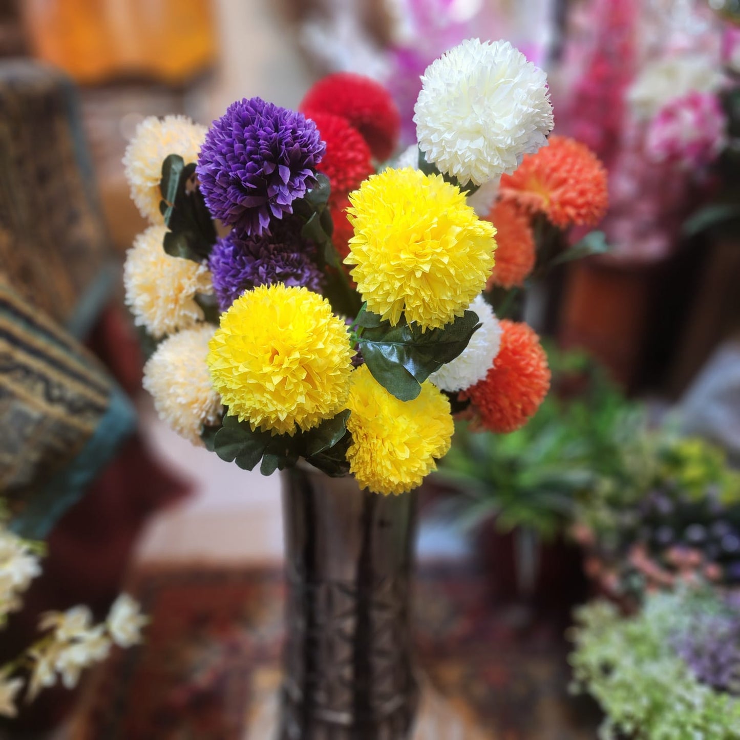 3-Flower in 1 Genda Flower Stick