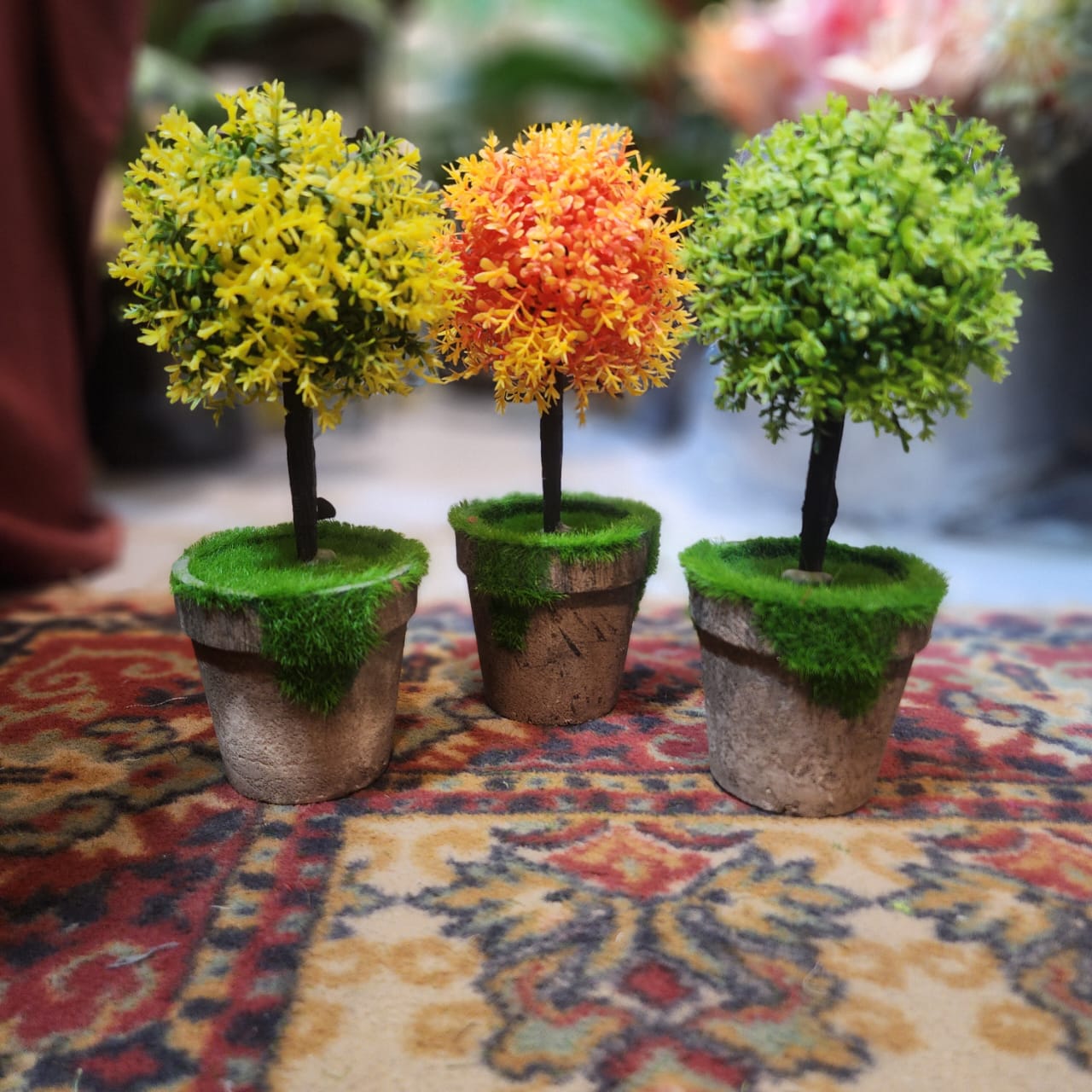 Grass Mushroom Pots in Mud Pot