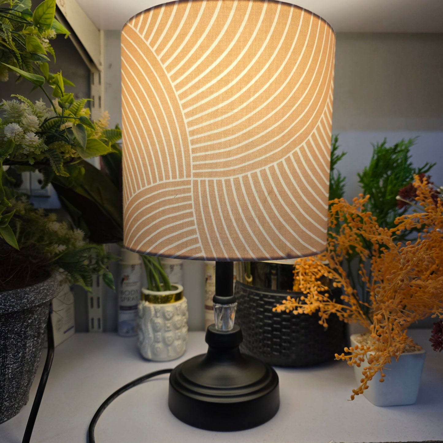 Black Base Table Lamp Pair