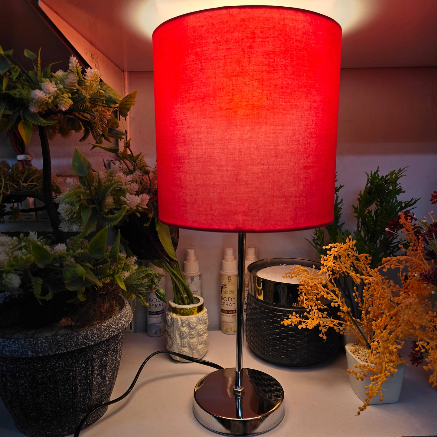 White & Gold Ikea Style Lamp Pair