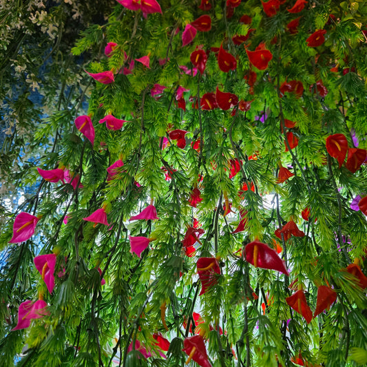 6ft Cascading Artificial Flower Vine