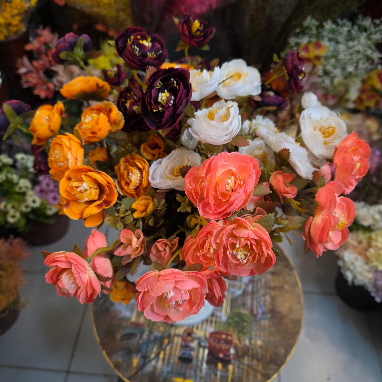 Camellia Flower Bunch
