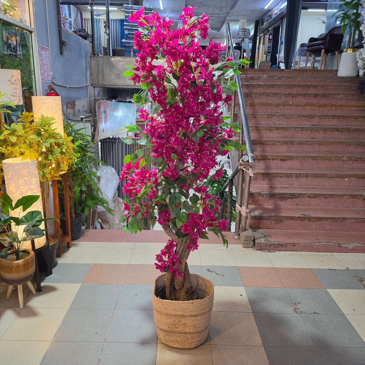 6ft Artificial Bougainvillea Tree