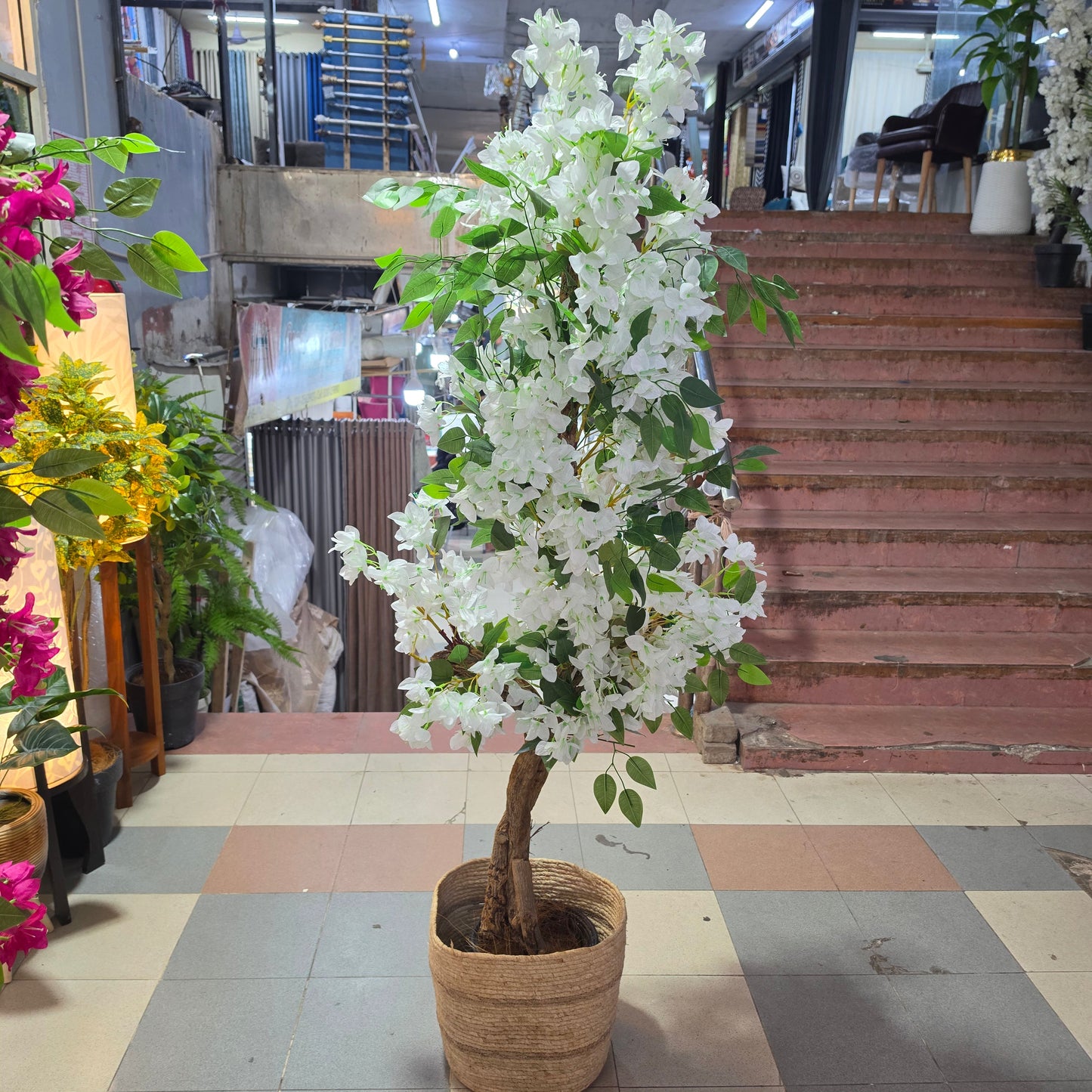 6ft Artificial Bougainvillea Tree