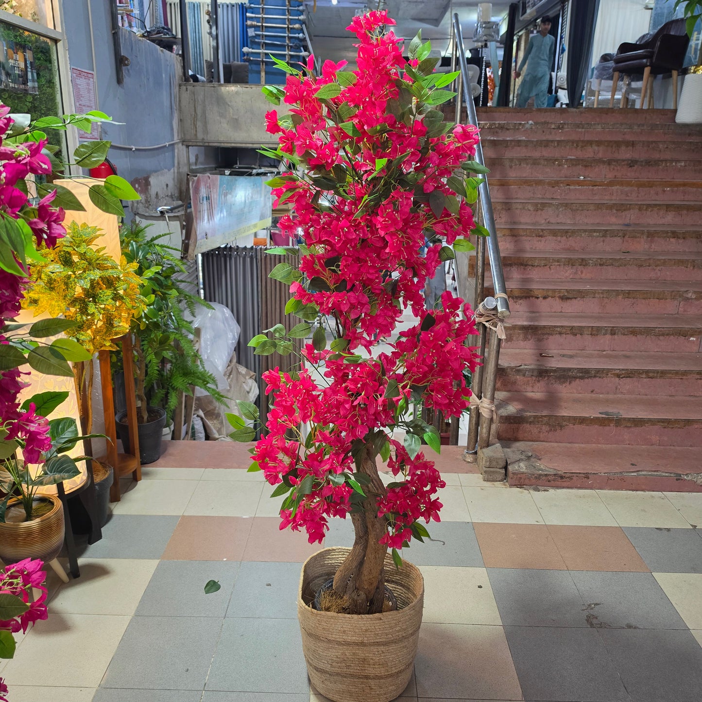 6ft Artificial Bougainvillea Tree