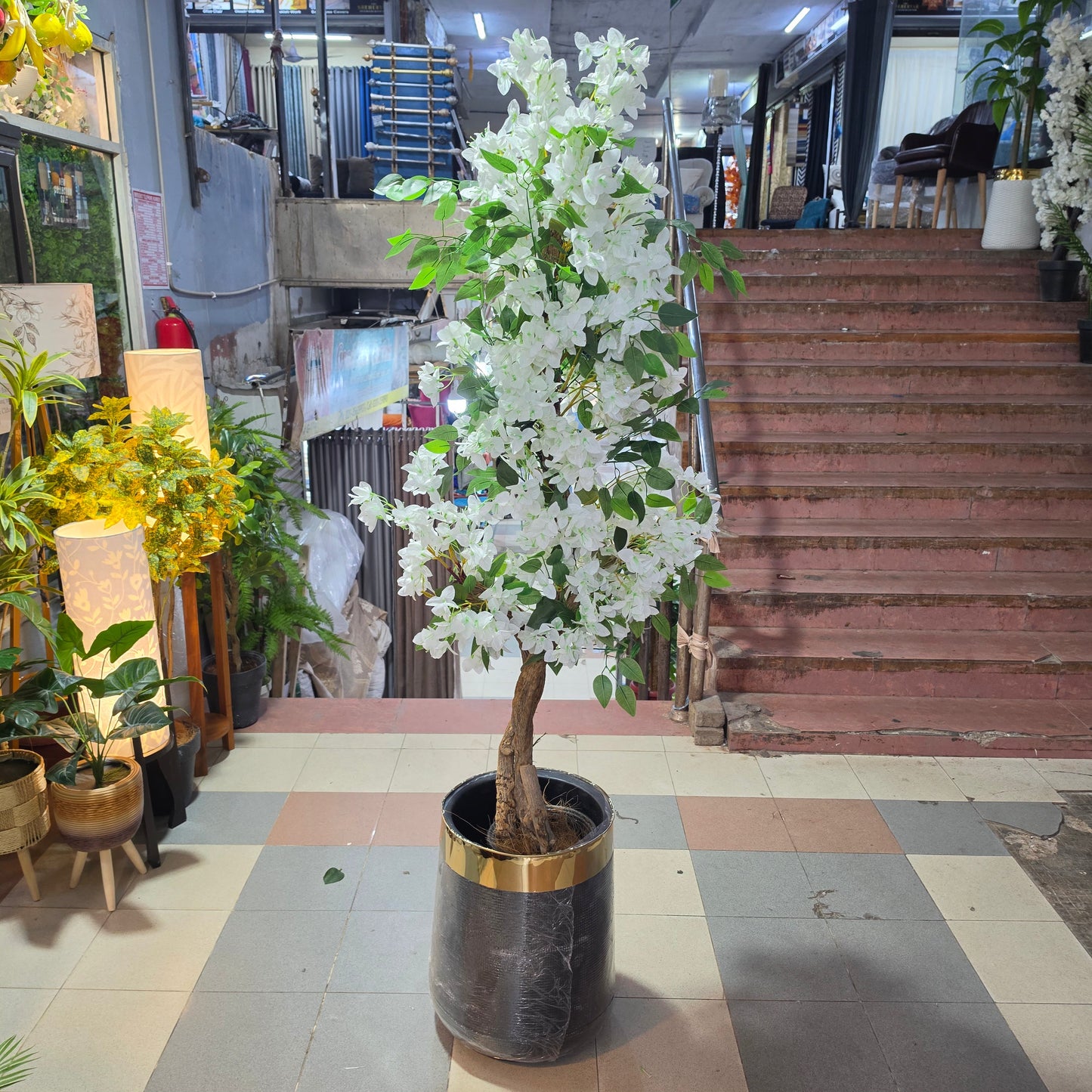 6ft Artificial Bougainvillea Tree