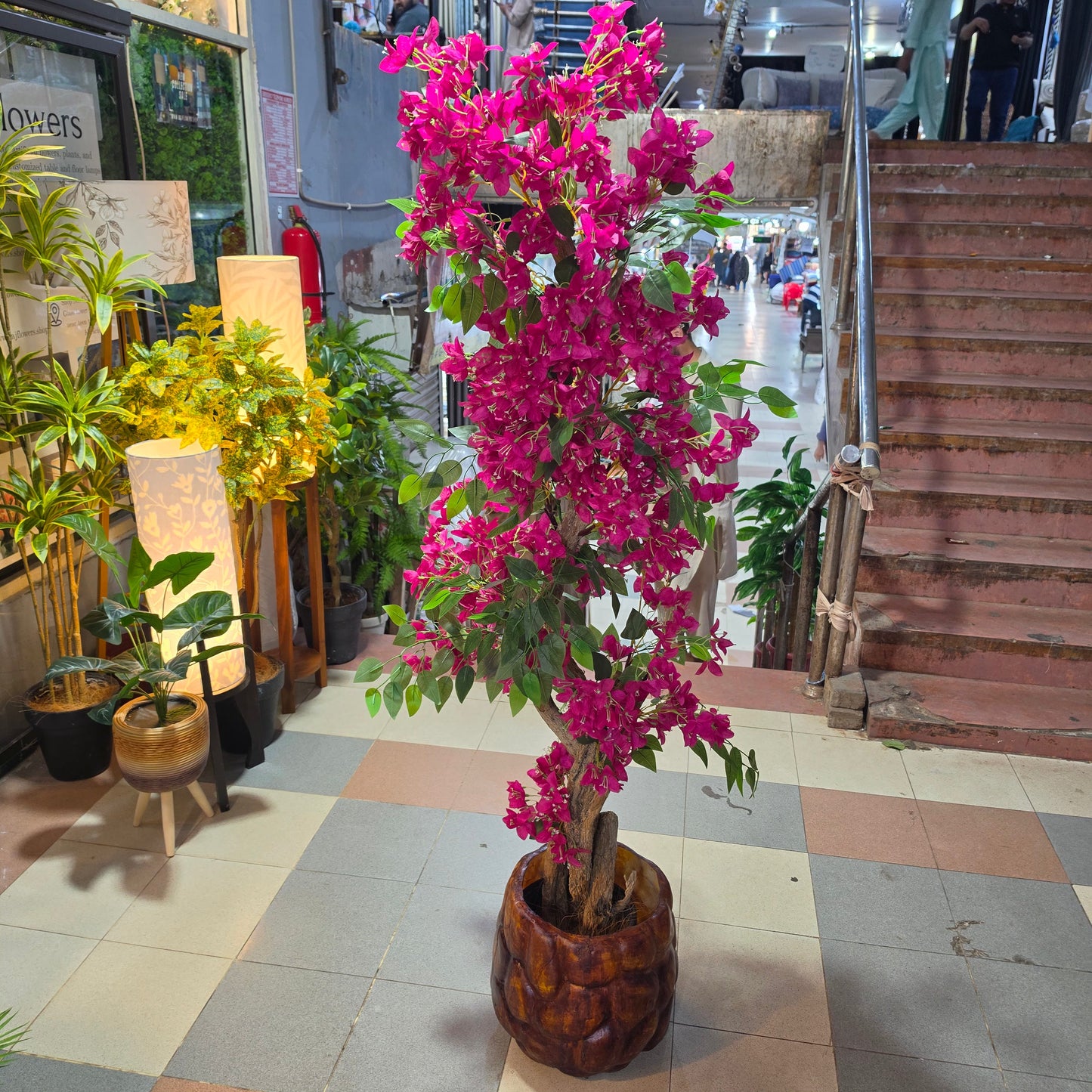 6ft Artificial Bougainvillea Tree