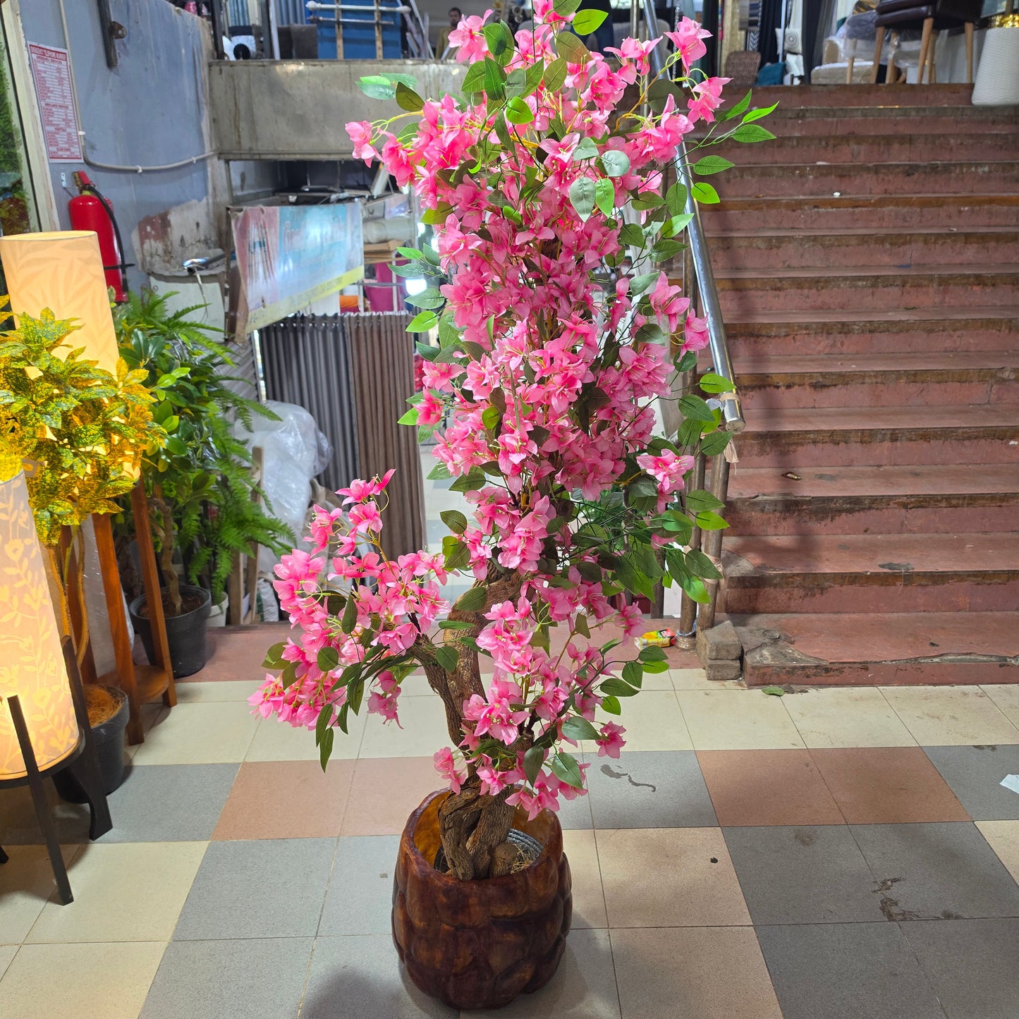 6ft Artificial Bougainvillea Tree
