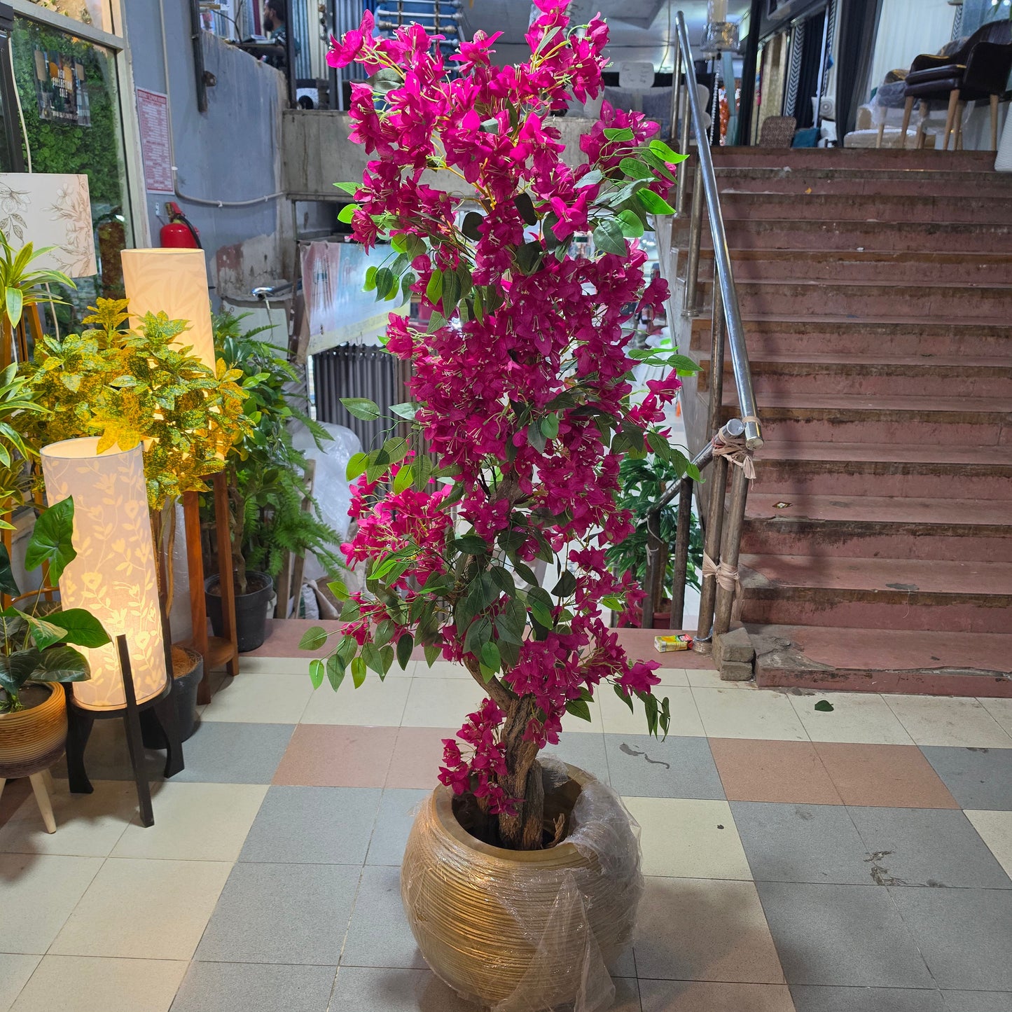 6ft Artificial Bougainvillea Tree