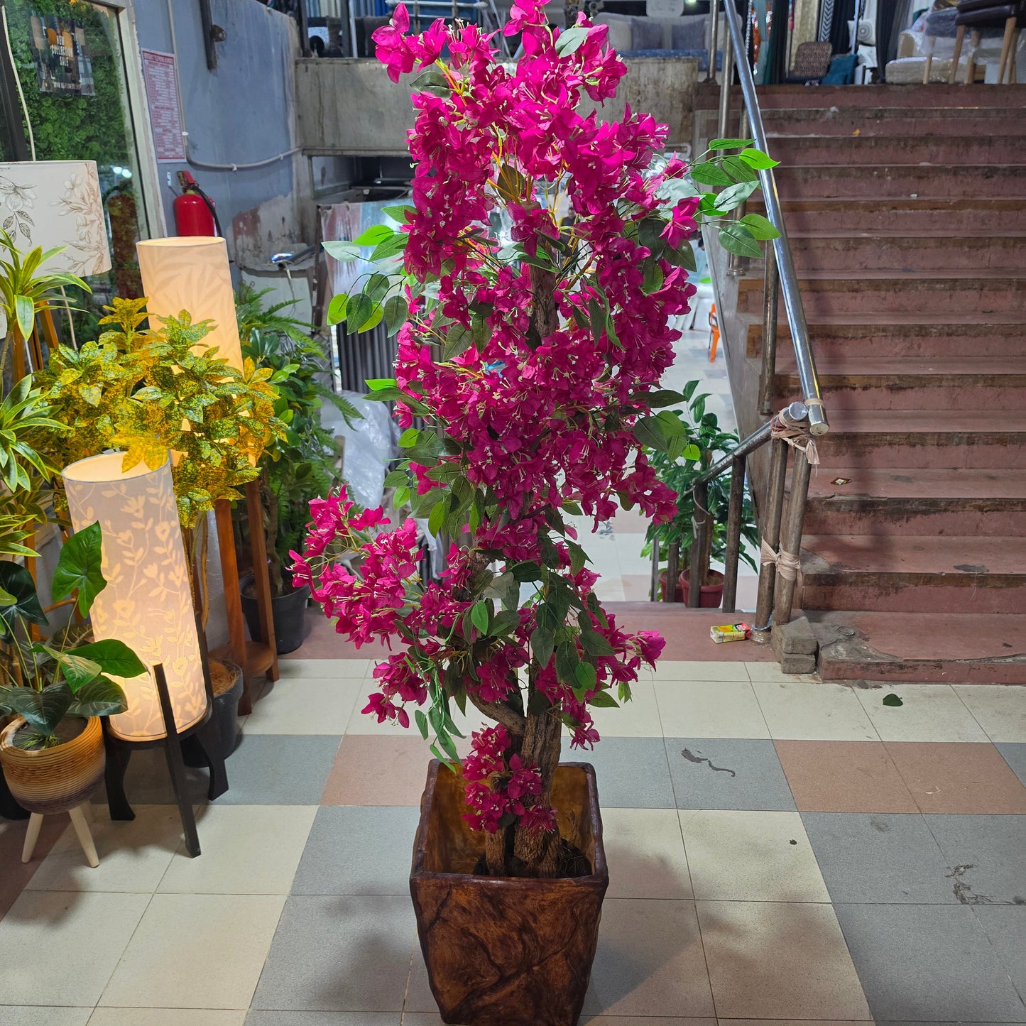 6ft Artificial Bougainvillea Tree