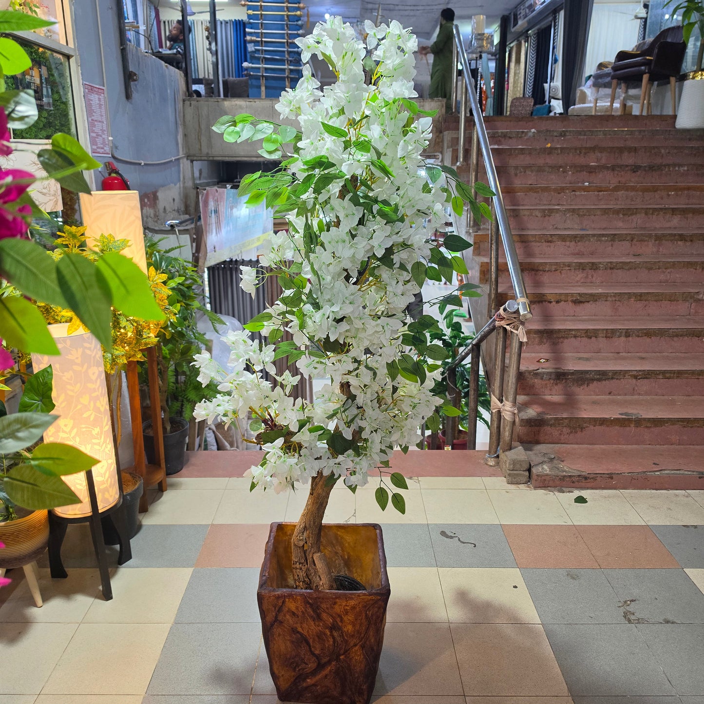 6ft Artificial Bougainvillea Tree