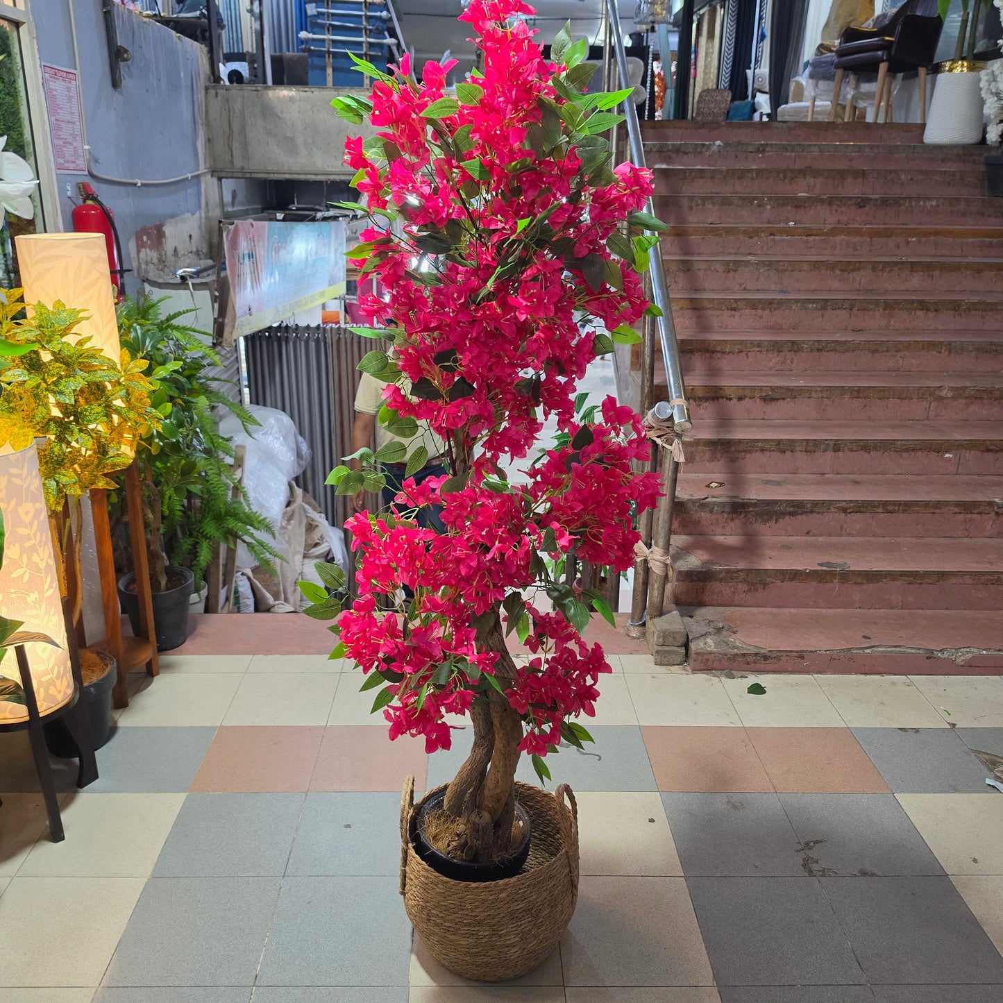 6ft Artificial Bougainvillea Tree