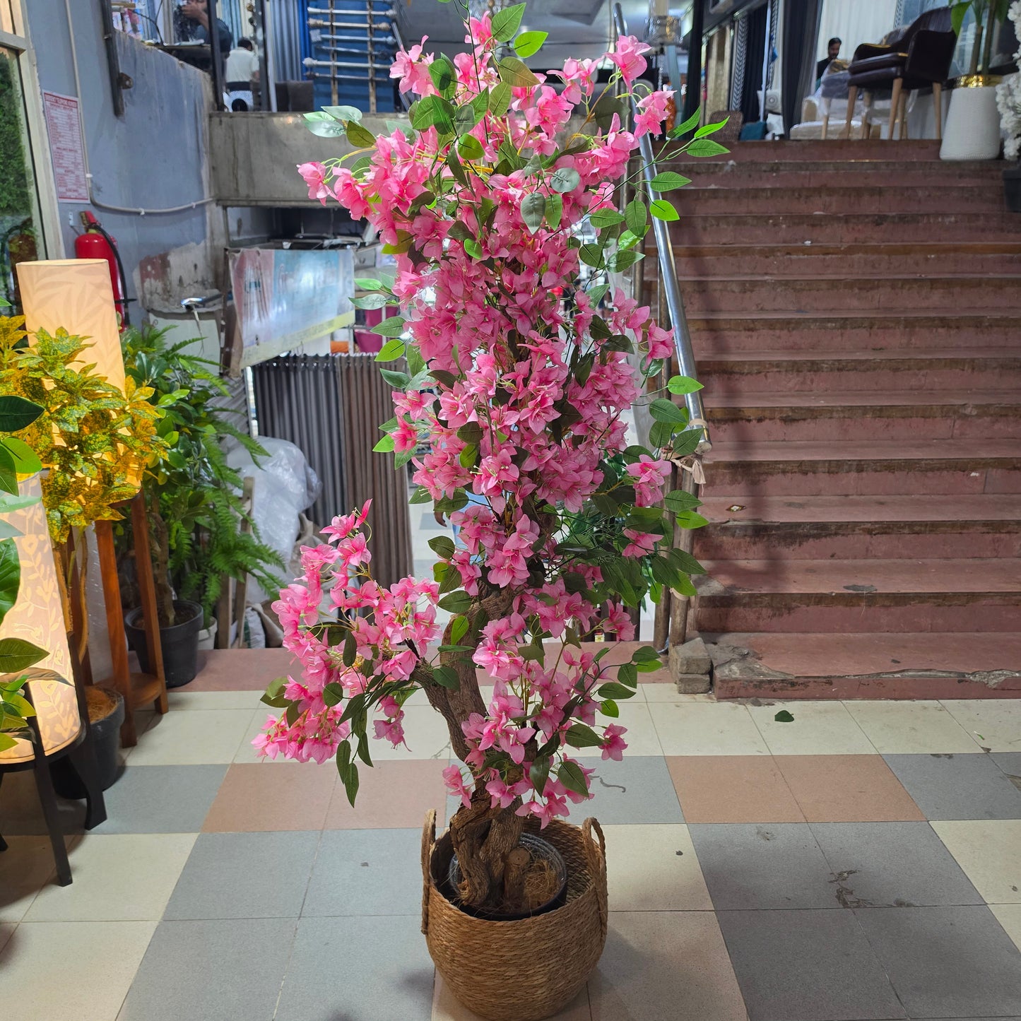 6ft Artificial Bougainvillea Tree