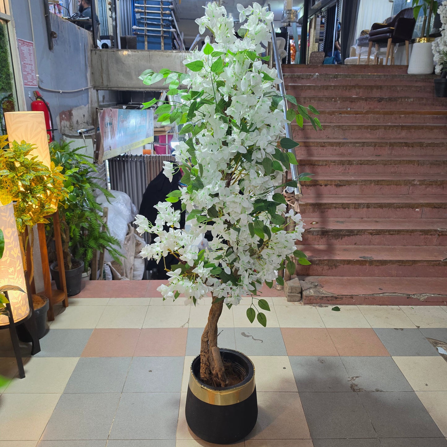 6ft Artificial Bougainvillea Tree