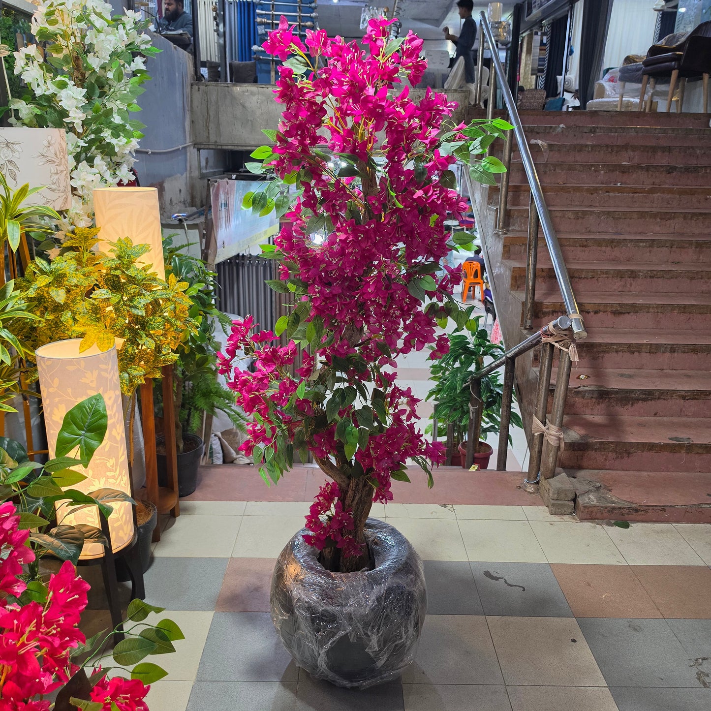 6ft Artificial Bougainvillea Tree