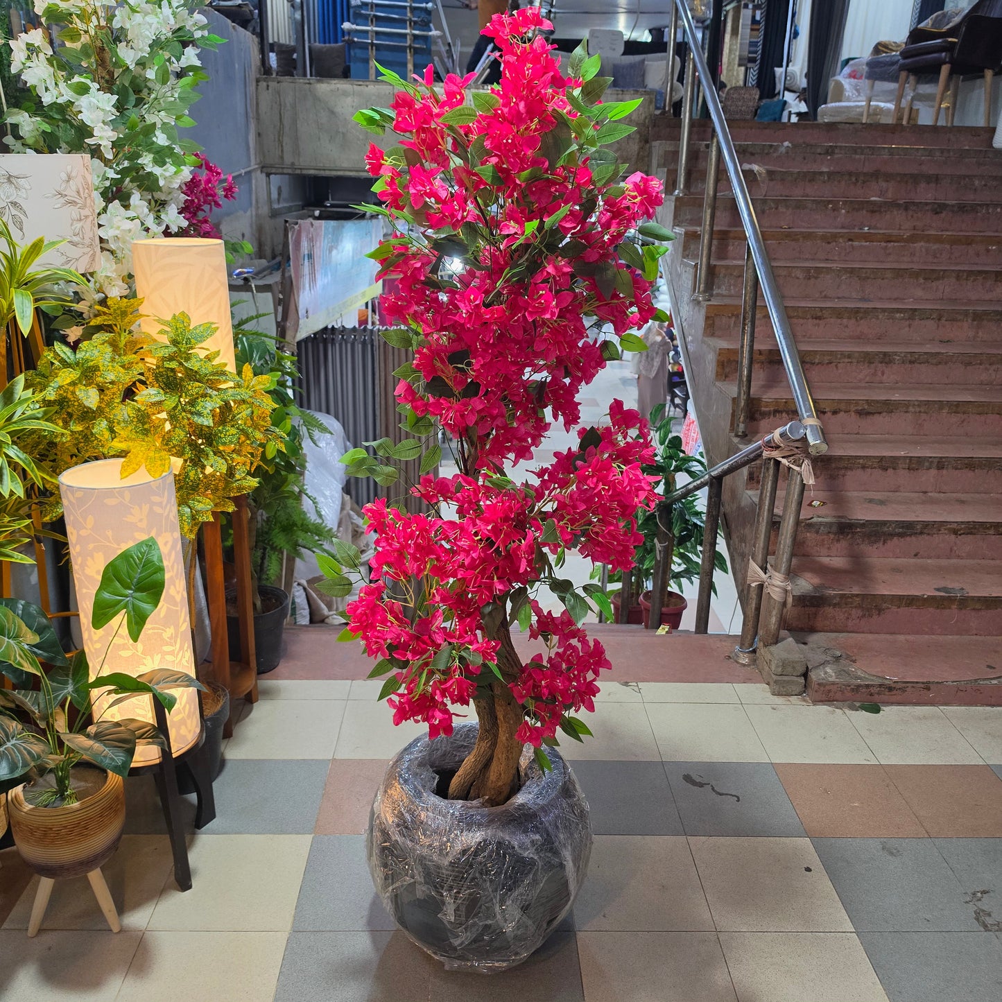 6ft Artificial Bougainvillea Tree
