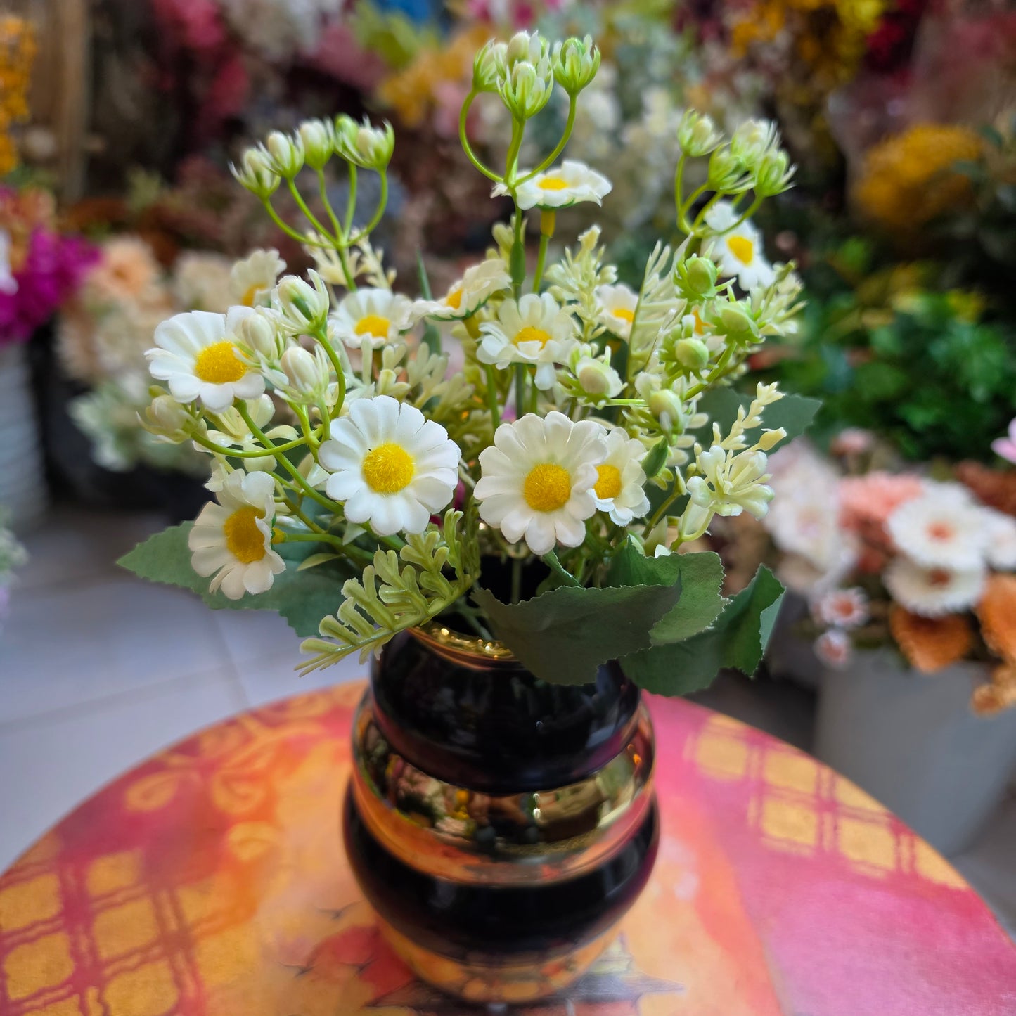 Premium Artificial Dutch Daisy Bunch