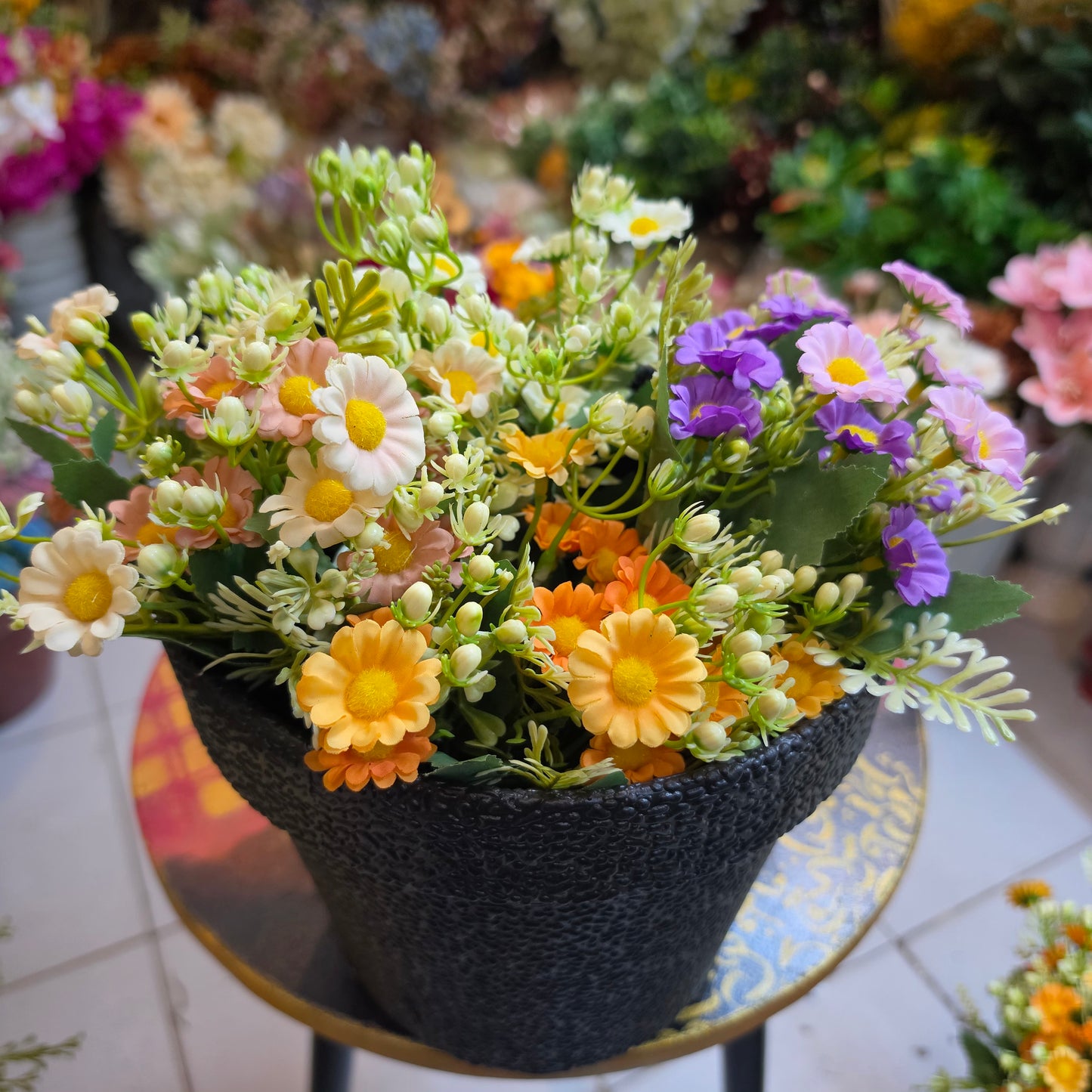 Premium Artificial Dutch Daisy Bunch