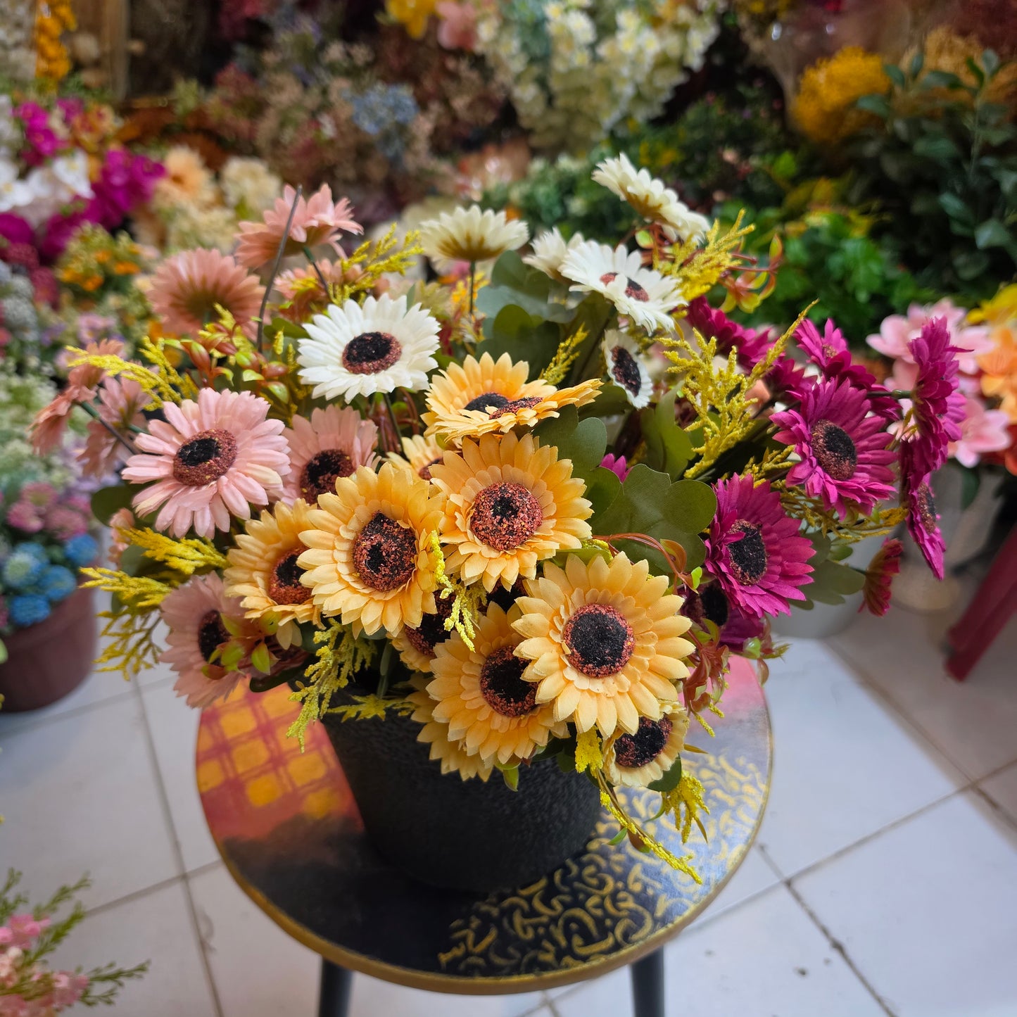 Premium Artificial Gerbera Daisy Bunch