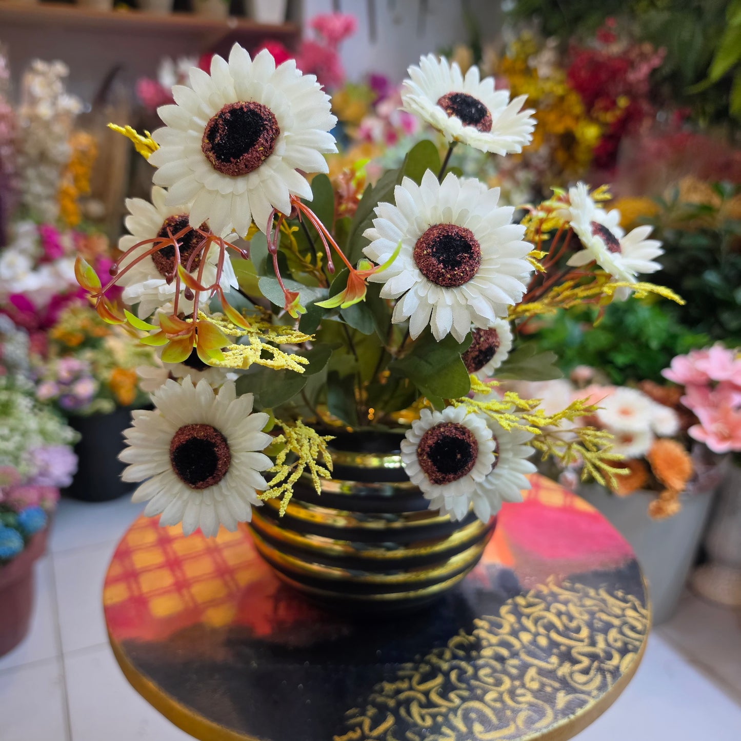 Premium Artificial Gerbera Daisy Bunch