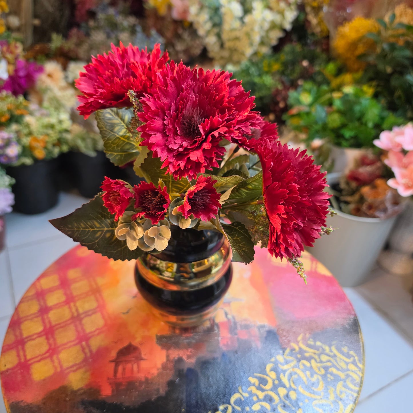 Premium Artificial Spider Daisy Bunch