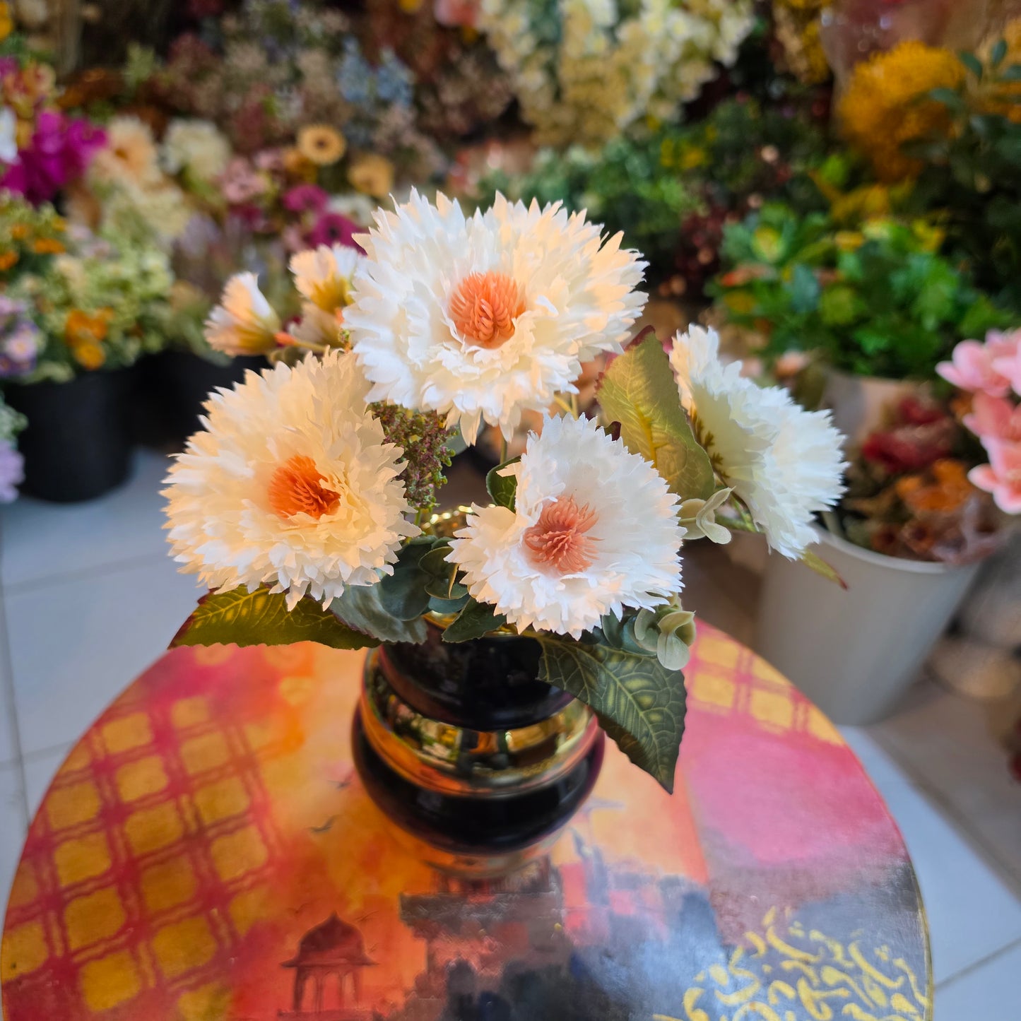 Premium Artificial Spider Daisy Bunch