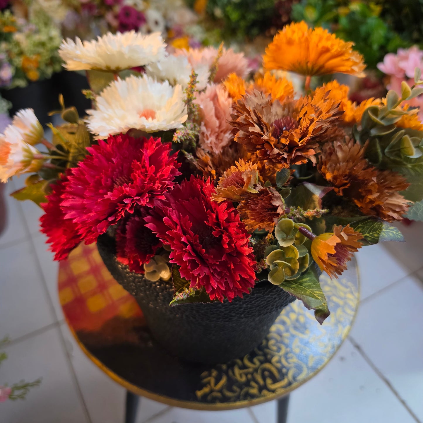 Premium Artificial Spider Daisy Bunch