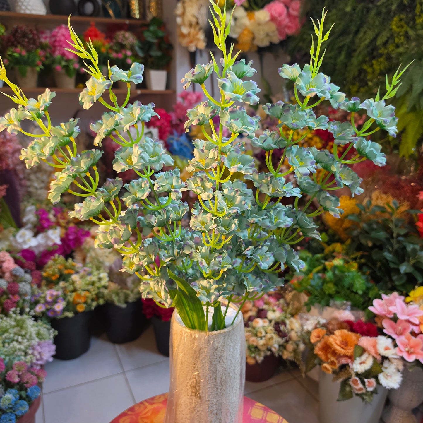 Premium Artificial Delphinium Flower Bunch