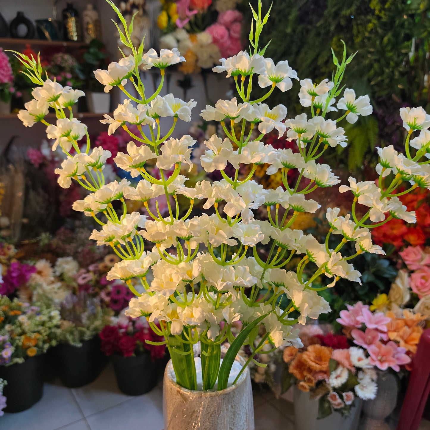 Premium Artificial Delphinium Flower Bunch