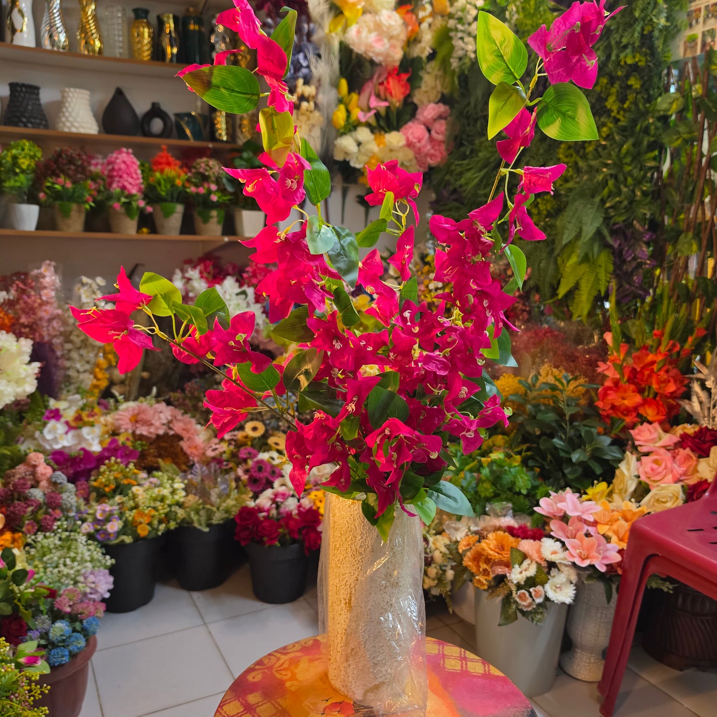 Premium Artificial Bougainvillea Flower Bunch
