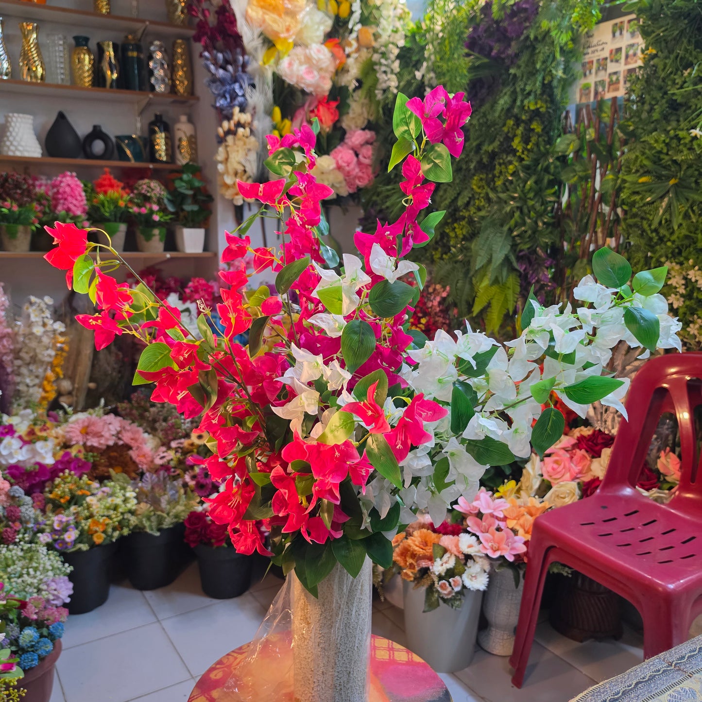 Premium Artificial Bougainvillea Flower Bunch