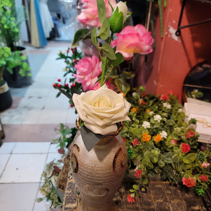 Velvet Single Rose Stick