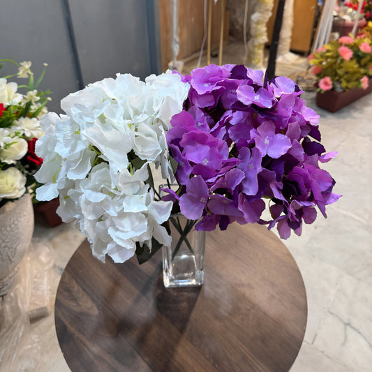 Premium Artificial Hydrangea Flower Bunch