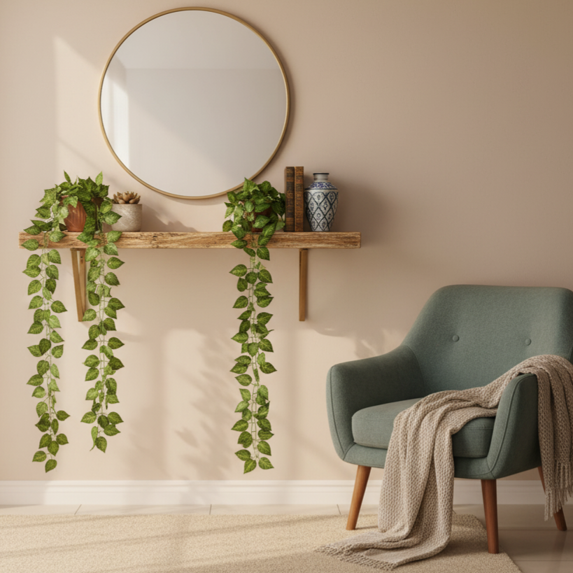 Big Leaf Two Sided Vine 8ft