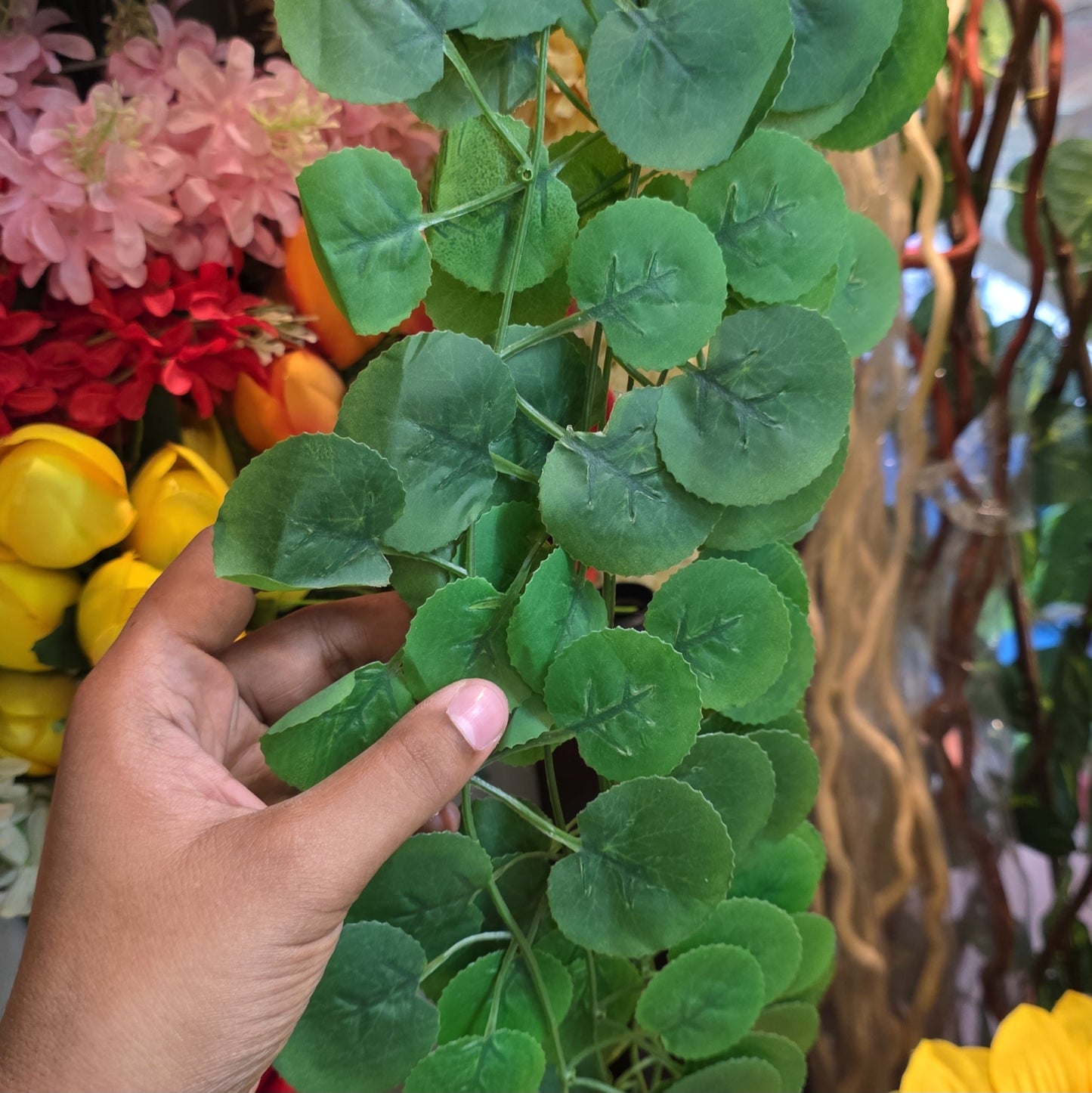 Leaf vine rubber 7ft (pack of 12)