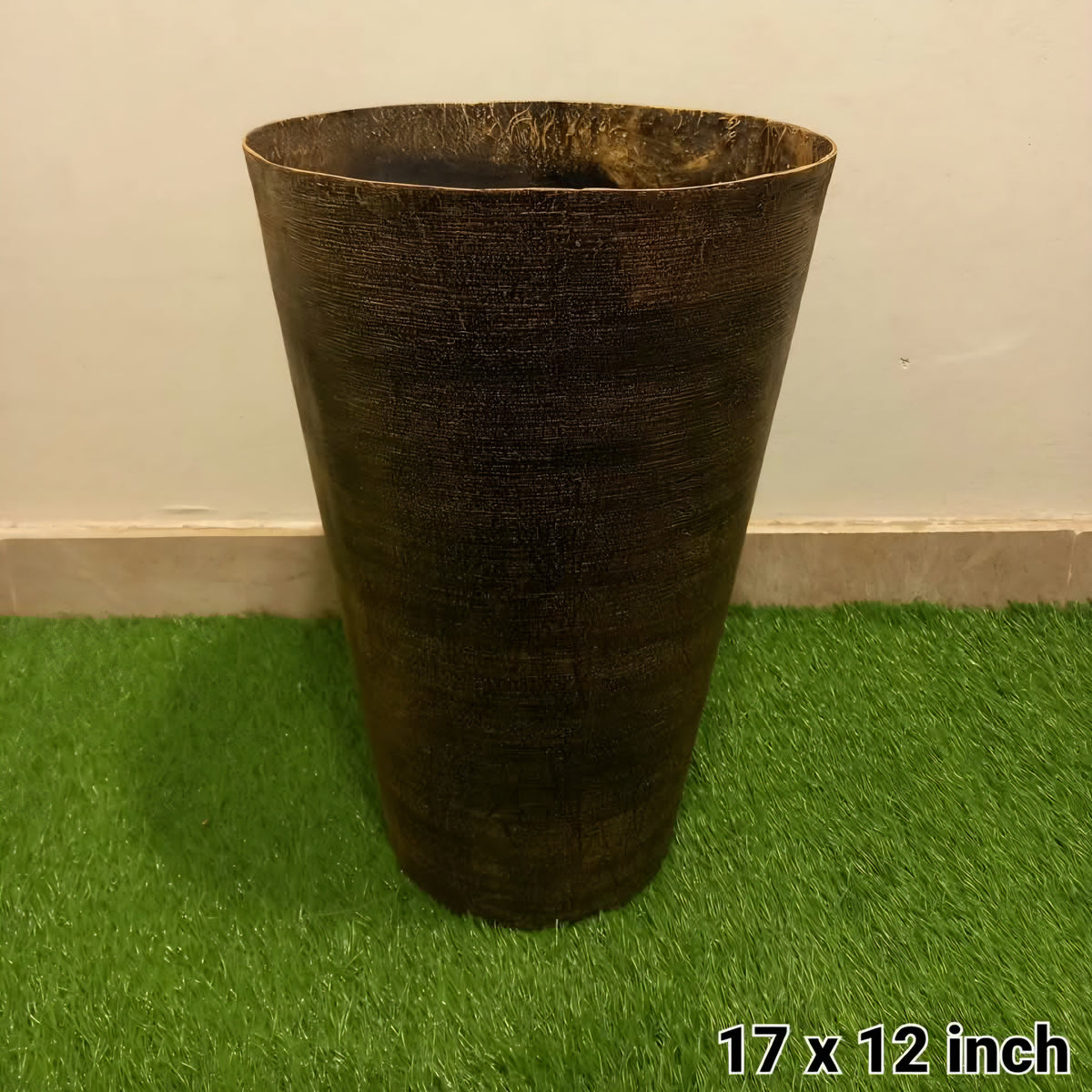 Textured Tall Planter